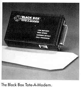 The Black Box Tote-A-Modem
