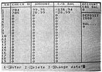 online checkbook balancer